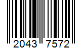 Barcode 20437572