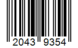Barcode 20439354