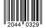 Barcode 20440329