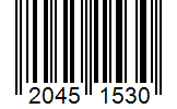 Barcode 20451530