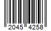 Barcode 20454258