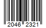Barcode 20462321