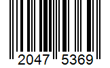 Barcode 20475369