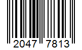 Barcode 20477813