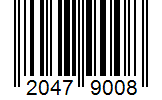 Barcode 20479008