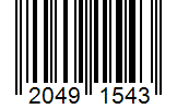Barcode 20491543