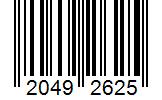 Barcode 20492625