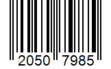 Barcode 20507985