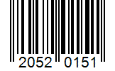 Barcode 20520151