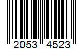 Barcode 20534523