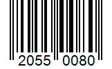 Barcode 20550080