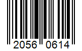 Barcode 20560614