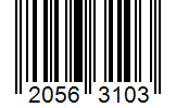 Barcode 20563103