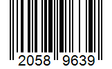 Barcode 20589639
