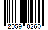 Barcode 20590260