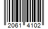 Barcode 20614102