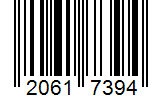 Barcode 20617394