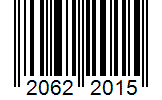 Barcode 20622015