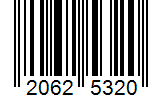 Barcode 20625320