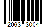 Barcode 20633004