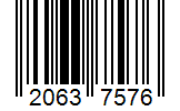 Barcode 20637576