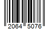 Barcode 20645076
