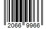 Barcode 20669966