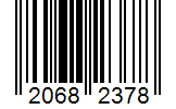 Barcode 20682378