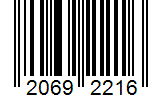 Barcode 20692216