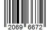Barcode 20696672