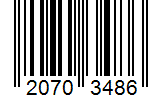 Barcode 20703486
