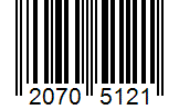 Barcode 20705121