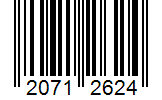 Barcode 20712624
