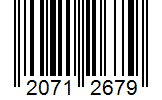 Barcode 20712679