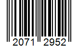 Barcode 20712952