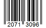 Barcode 20713096