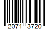 Barcode 20713720