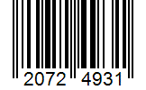 Barcode 20724931
