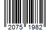 Barcode 20751982