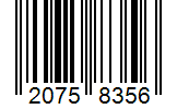 Barcode 20758356