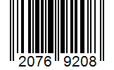Barcode 20769208