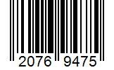 Barcode 20769475
