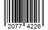 Barcode 20774226