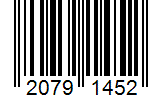 Barcode 20791452
