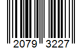 Barcode 20793227