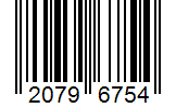Barcode 20796754