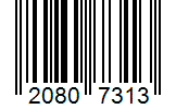 Barcode 20807313
