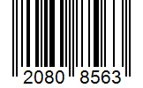 Barcode 20808563