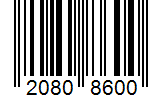 Barcode 20808600