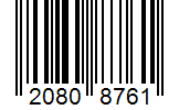 Barcode 20808761